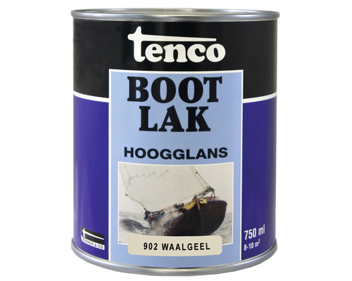 TENCO Bootlak hoogglans 902 Waalgeel 750 ml