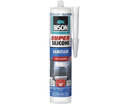 BISON Sanitair siliconenkit super transparant 300 ml