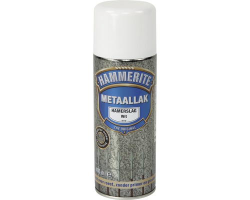 HAMMERITE Metaallak hamerslag wit spuitbus 400 ml