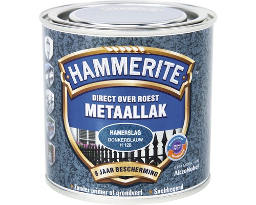 HAMMERITE Metaallak hamerslag donkerblauw H128 250 ml-0