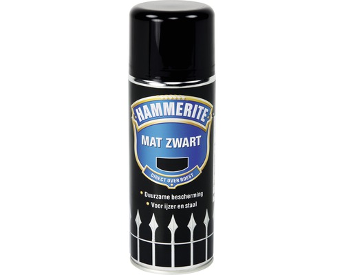 HAMMERITE Spuitbus metaallak zwart 400 ml kopen! | HORNBACH