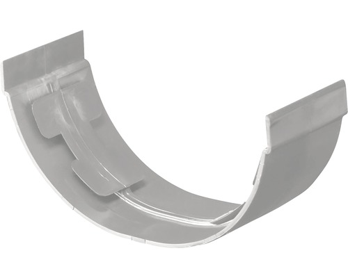 MARTENS Mastgootverbindingsstuk, PVC, grijs, 100 mm