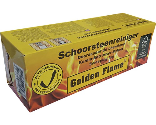 GOLDEN FLAME Schoorsteenreinigingsblok 100% FSC®