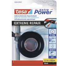 TESA Extra Power Extreme Repair zwart 2,5 m x 19 mm-thumb-0