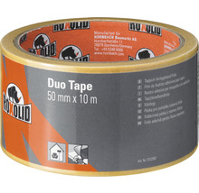 ROXOLID Duo Tape dubbelzijdig tapijttape bruin 50 mm x 10 m-thumb-0