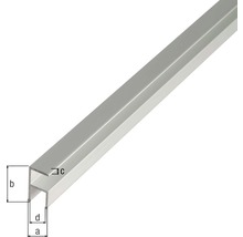 KAISERTHAL Hoekprofiel 8,9x20x1,5 mm aluminium zilver 200 cm-thumb-1