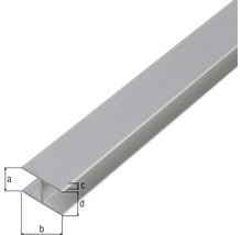 KAISERTHAL H-profiel 10,9x20x7,9x1,5 mm aluminium 200 cm-thumb-1