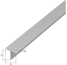 GAH.ALBERTS T-profiel 15x15x1,5 mm aluminium blank, 100 cm-thumb-1