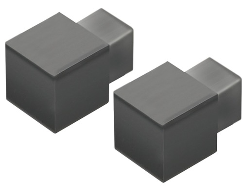 DURAL Hoekstuk DPSP 1133-Y voor vierkant-profiel Squareline PVC zwart