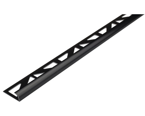 DURAL Kwartrond-profiel Durabord DBP 933 PVC zwart, lengte 250 cm hoogte 10 mm