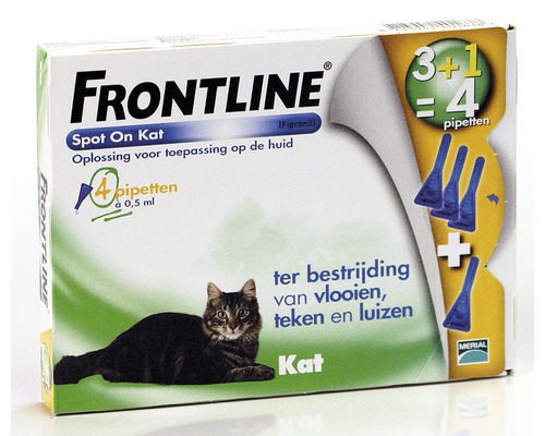 Frontline Spot on, kat, 4 pip