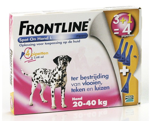 Frontline Spot on, hond, large 20-40kg 4 pip