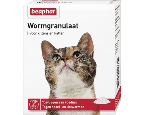 Beaphar Wormgranulaat, kat, 4x1 gr