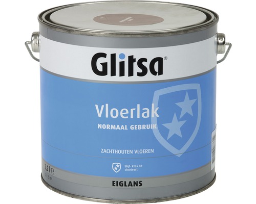 GLITSA Vloerlak acryl eiglans donker eiken 2,5 l
