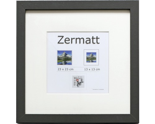 struik afgewerkt Aanhoudend THE WALL Fotolijst hout Zermatt grijs 23x23 cm kopen! | HORNBACH