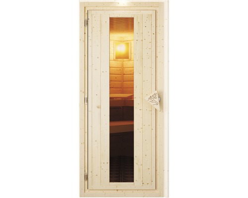 KARIBU Sauna deurelement geïsoleerd voor 68 mm sauna's incl. isolatieglas 640x1730x38 mm