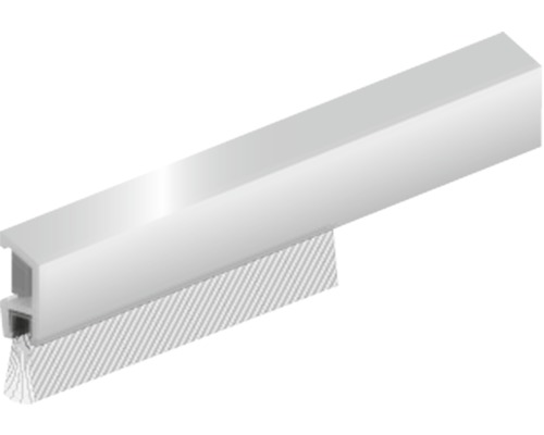 ELLEN Tochtprofiel IDS-B aluminium met borstel 100 cm
