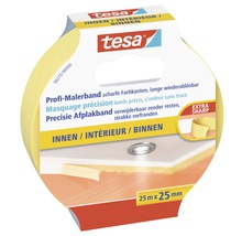 TESA Precision Indoor schilderstape geel 25 m x 25 mm-thumb-0