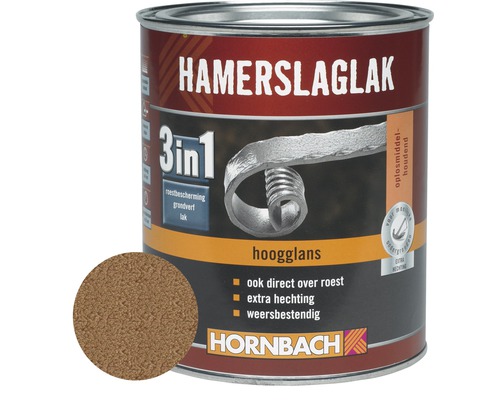 serveerster Academie slim HORNBACH 3in1 Hamerslageffectlak glanzend koper 750 ml kopen! | HORNBACH