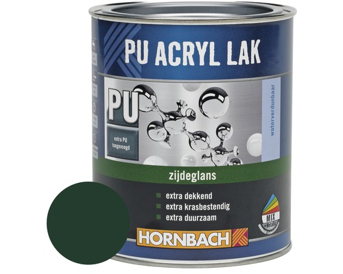 HORNBACH PU Acryl lak zijdeglans mosgroen 750 ml