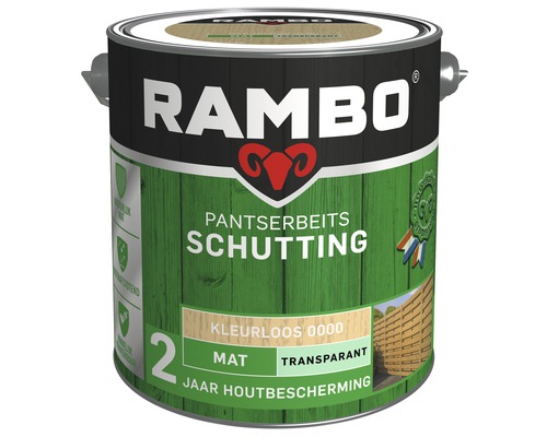 RAMBO Pantserbeits Schutting mat transparant kleurloos 2,5 l