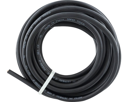 Rubber kabel glad 3x1,0 mm² zwart 10 m