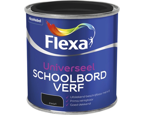 FLEXA Schoolbordverf zwart 250 ml