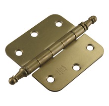 STARX Vaasknopscharnier 76x76 mm ronde hoek brons-thumb-0