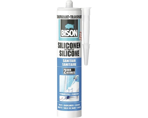 BISON Sanitair siliconenkit antraciet 300 ml