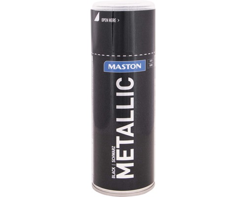 MASTON Metallic spuitlak zwart 400 ml