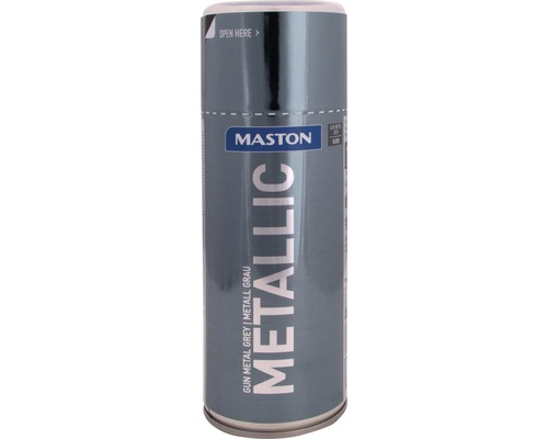 MASTON Metallic spuitlak grijs 400 ml-0