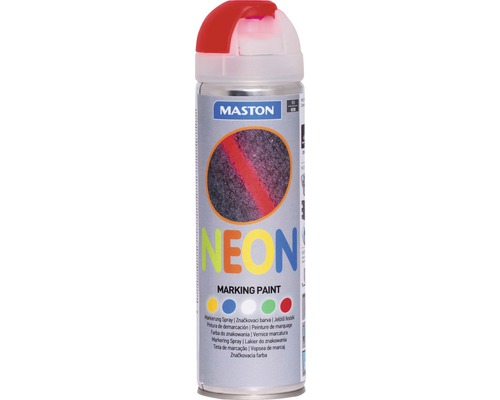 MASTON Markeringspray neon rood 500 ml