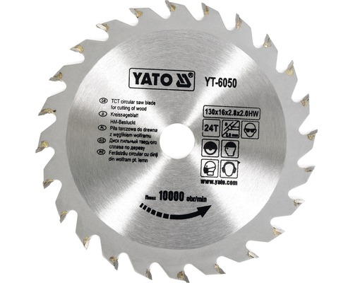 YATO Cirkelzaagblad YT-6050 130x16x2,8 mm 24T