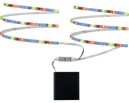 PAULMANN Mobiele LED-strip met batterij RGB 2x80 cm wit-0