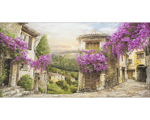 PURE LIVING Schilderij canvas Colourful Toscana 50x100 cm