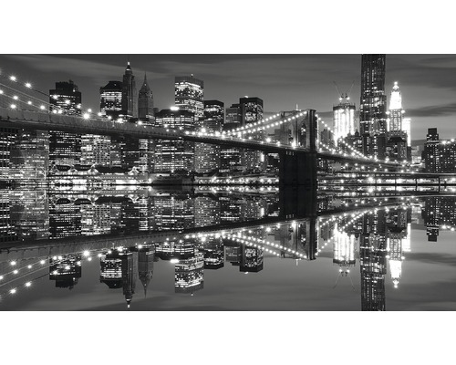 Vaderlijk schroef Inloggegevens Fotobehang papier New York zwart/wit 254x184 cm kopen! | HORNBACH