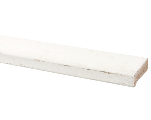 Neuslat hardhout gegrond wit (b x d x l) 45 x 18 x 2700 mm-0