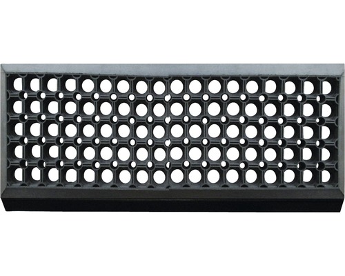 Herenhuis Dusver Drijvende kracht Trapmat rubber Domino zwart 25x65 cm kopen! | HORNBACH