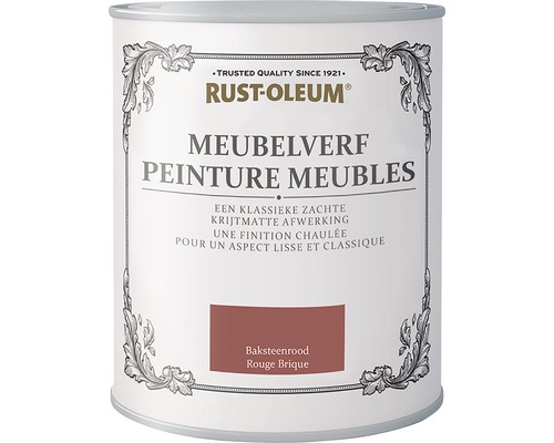 RUST-OLEUM Chalky Finish Meubelverf baksteenrood 750 ml