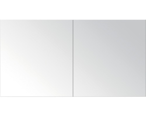 Spiegelkast 100 cm dubbelzijdig gespiegeld wit hoogglans